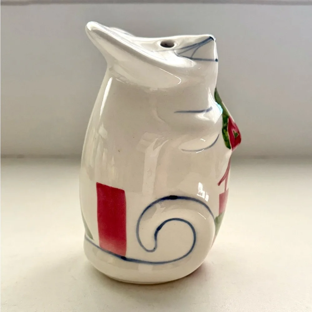 Vintage Ceramic Mouse Cheese Shaker,  Hand Painted Laurie Gates Design 1999‎